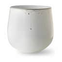 Wik & Walsøe Plantekrukker Julemorgen Girlander Krukke i Hvid, 21 cm, 1