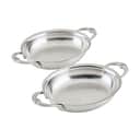 Hestan Ovnfaste fade Provisions Fad - 2 stk. i Rustfrit Stål, 1