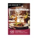 GO DREAM Oplevelsesgavekort Gavekort - Restaurantbesøg i Restaurantbesøg for 2, 1