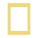 Poster&Frame Billedrammer Passepartout i Gul, 40 cm, 1