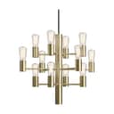 Herstal Pendler Manola Mini Lysekrone i Satin Messing, 44,8 cm, 1