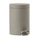 Zone Toiletspande Solo Pedalspand i Taupe, 1