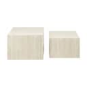 CASA Living Sofaborde Dice Sofabordssæt - 2 stk i Beige, 1