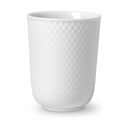 Lyngby Porcelæn Krus og kopper uden hank Rhombe Krus i Hvid, 33 cl, 1