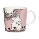 Moomin Arabia Krus og kopper med hank Kærlighed 30 år Jubilæumskrus i Lyserød/kærlighed, 30 cl, 1
