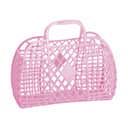 Sun Jellies Øvrigt interiør Retro Basket Small Retro Taske - Lille i Bubblegum Pink B 11 x L 31 x H 25,5 cm, 1