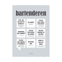 Poster&Frame Plakater Plakat - Bartenderen i B21 x L29,7 cm, 1