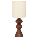 Urban Nature Culture Bordlamper Tre Bordlampe i Walnut, 1