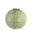 CASA Living Lanterner Solar Lanterne - Kugle i Grøn, 25 cm, 1