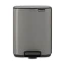 Brabantia Pedalspande Bo Pedalspand i Platinum, 7 L, 1