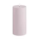 Deluxe Homeart LED-lys Real Flame LED Udendørs Bloklys i Støvet Rosa, 20 cm, 1