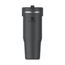 Stanley To go kopper Iceflow Flip Straw Tumbler i Sort/mat, 0.89 L, 1