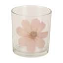 CASA Living Fyrfadsstage Fyrfadsstage m. ægte blomst i Rosa, 8 cm, 1
