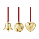 Georg Jensen Juleophæng Christmas Collectibles CC 2024 Juleornamenter - 3 stk. i guld, 1