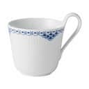 Royal Copenhagen Krus og kopper med hank Prinsesse Højhankskop i Koboltblå/hvid, 33 cl, 1