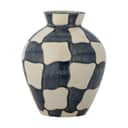 Bloomingville Vaser Vase - Check i Blue, 1