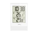 Technoline Vejrstationer Ur m. temperatur i Hvid, 1