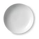 Royal Copenhagen Middagstallerkener Hvid Riflet Middagstallerken i Hvid, 25 cm, 1