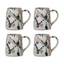 Creative Collection Krus og kopper med hank Winnie Krus - 4 stk. i Multifarvet/beige, 1