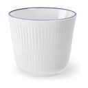 Royal Copenhagen Krus og kopper uden hank Blueline Termokop i Hvid/blå, 26 cl, 1