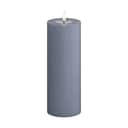 Deluxe Homeart LED-lys Real Flame LED Bloklys i Ice blue, 20 cm, 1