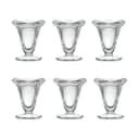 La Rochère Kagetallerkener Cadette Isglas - 6 stk. i Klar, 1
