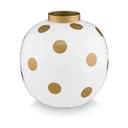 PIP Studio Vaser Dot delight Vase i Withe Gold, 23 cm, 1