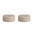 Deluxe Homeart LED-lys Real Flame LED Fyrfadslys - 2 stk. i Rose, 6,1 cm, 1