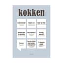 Poster&Frame Plakater Plakat - Kokken i B21 x L29,7 cm, 1