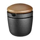 Skeppshult Peberkværne Walnut Swing Krydderikværn i Sort/Træ, 6,5 cm, 1