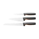 Fiskars Knivsæt Functional Form Start Knivsæt - 3 dele i Sort/Orange, 1