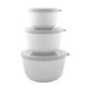 Mepal Røreskålsæt Cirqula Røreskålsæt Høj - 6 dele i Nordic White, 1