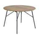 Mandalay Havespiseborde Magnolia Havebord i Antracit/Teak, H72 x Ø110 cm, 1