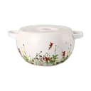 Rosenthal Salatskåle Brillance Fleurs Sauvages Salatskål m. låg i Hvid / Multifarvet, 1