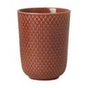 Lyngby Porcelæn Krus og kopper uden hank Rhombe Color Krus i Terracotta, 1