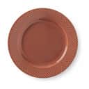 Lyngby Porcelæn Frokosttallerkener Rhombe Color Frokosttallerken i Terracotta, 23 cm, 1