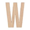 Minifabrikken Vægdekoration Bogstav - W i W, 1