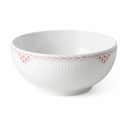 Royal Copenhagen Serveringsskåle Koral Riflet Blonde Skål i Koral/hvid, 1