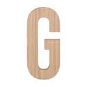 Minifabrikken Vægdekoration Bogstav - G i G, 1
