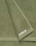 Marc O'Polo Håndklæder Timeless Gæstehåndklæde i Moss green, B30 x L50 cm, 1