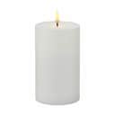 Sirius LED-lys Sille Genopladelig LED Bloklys i Hvid, H12,5 x Ø7,5 cm, 1