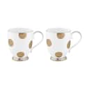 PIP Studio Krus og kopper med hank Dot Delight Krus - 2 stk. i Hvid / Guld, 1