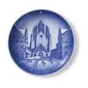 Royal Copenhagen Platter Samlerartikler Bing & Grøndahl Årsplatte 2025 i Blå, 1