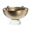 Lene Bjerre Jule- og adventsstager Marmilla Adventsdekoration i white/light gold, 1