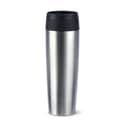 Emsa To go kopper To Go To-Go Classic Rejsekrus i Brushed stainless steel;Black, 0.5 L, 1