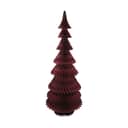 Casa Christmas Juletræer Papir Juletræ i Bordeaux, H180 x Ø70 cm, 1