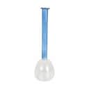 CASA Living Vaser Boligtilbehør SS20 Solitær Vase i Klar/blå, 10 cm, 1