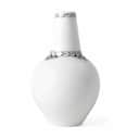 Royal Copenhagen Vaser Sort Riflet Blonde Vase i Hvid/sort, 1