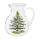 Spode Serveringskander Christmas Tree Kande i Hvid/grøn/rød, 1