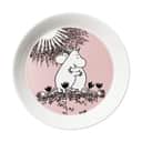 Moomin Arabia Frokosttallerkener Kærlighed 30 år Jubilæumstallerken i Lyserød, 1